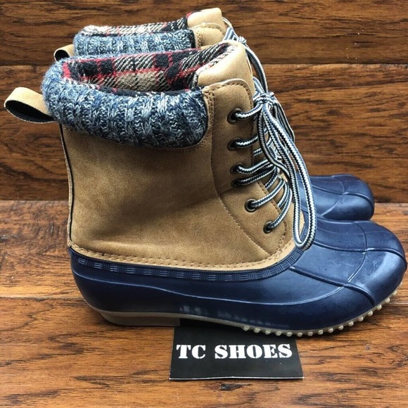 Justfab Duck Boots 7 - Picture 1 of 9